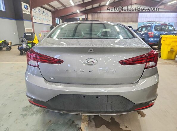 KMHD74LF7LU066803 2020 HYUNDAI ELANTRA Silver Հետևի տեսք