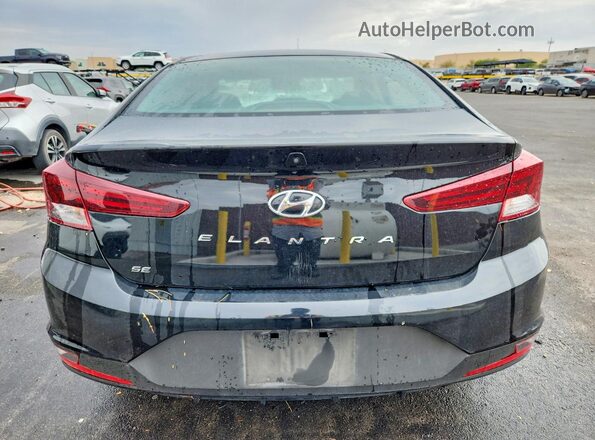 KMHD74LF7LU951681 2020 HYUNDAI ELANTRA Black Вид ззаду
