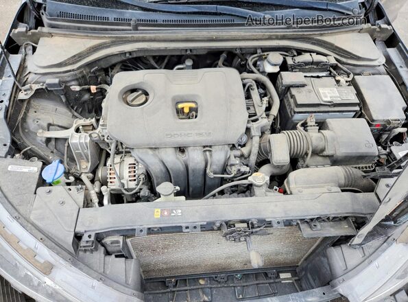 KMHD74LF7LU951681 2020 HYUNDAI ELANTRA Black Вид задньої частини салону