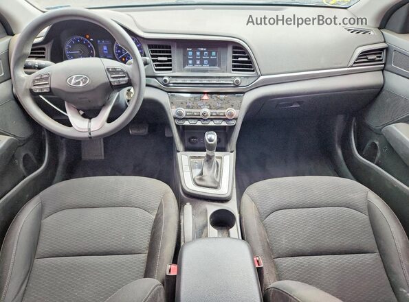KMHD74LF7LU951681 2020 HYUNDAI ELANTRA Black Вид панелі приладів
