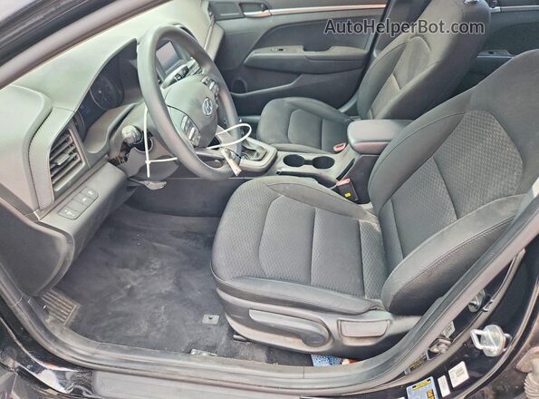 KMHD74LF7LU951681 2020 HYUNDAI ELANTRA Black Вид салону спереду