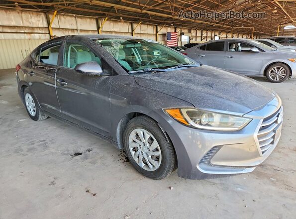 KMHD74LF8HU087263 2017 HYUNDAI ELANTRA Gray წინა მარჯვენა