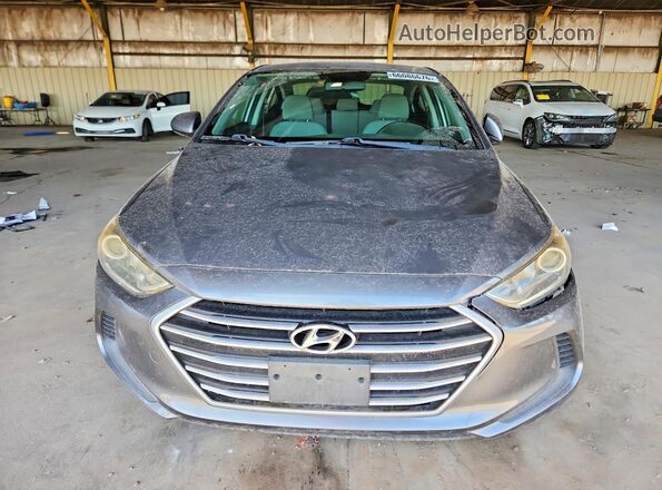 KMHD74LF8HU087263 2017 HYUNDAI ELANTRA Gray წინა ხედი