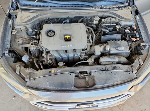 KMHD74LF8HU087263 2017 HYUNDAI ELANTRA Gray უკანა სალონის ხედი