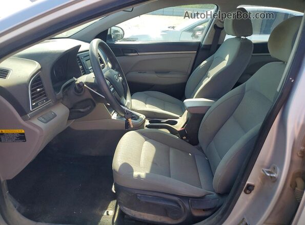 KMHD74LFXHU085188 2017 HYUNDAI ELANTRA Silver Սալոնի դիմացի տեսք