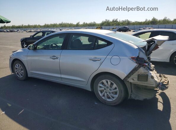 KMHD74LFXHU085188 2017 HYUNDAI ELANTRA Silver Հետևի ձախ