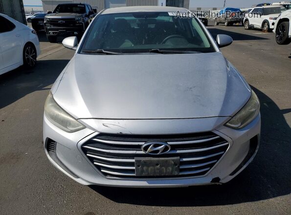 KMHD74LFXHU085188 2017 HYUNDAI ELANTRA Silver Դիմացի տեսք