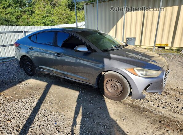 KMHD74LFXHU095574 2017 HYUNDAI ELANTRA Silver Delantero derecho