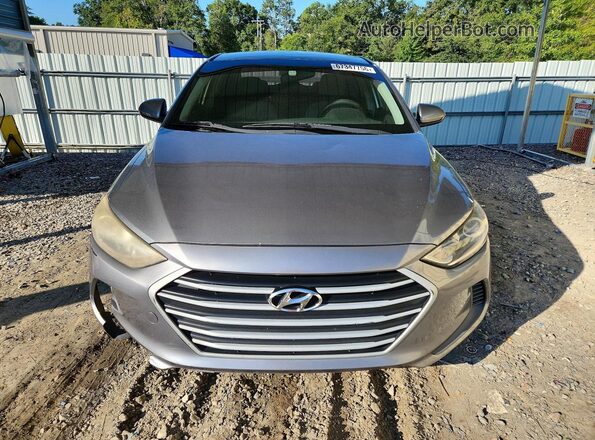 KMHD74LFXHU095574 2017 HYUNDAI ELANTRA Silver Vista frontal