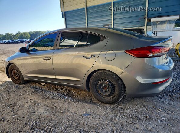 KMHD74LFXHU095574 2017 HYUNDAI ELANTRA Silver Trasero izquierdo