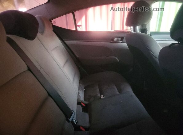 KMHD74LFXHU095574 2017 HYUNDAI ELANTRA Silver Vista de los asientos traseros