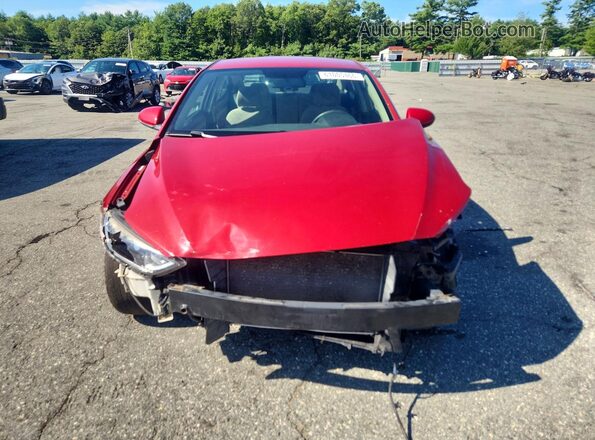 KMHD74LFXHU399214 2017 HYUNDAI ELANTRA Red Widok z przodu