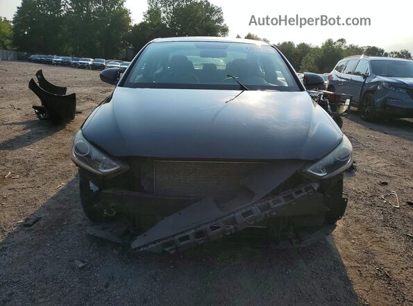 KMHD74LFXJU542961 2018 HYUNDAI ELANTRA Black Vista frontal