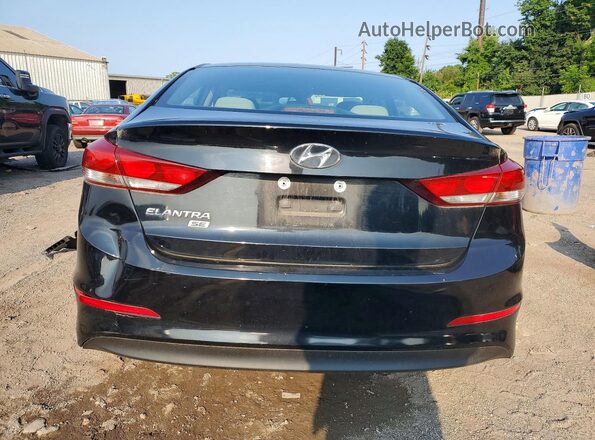 KMHD74LFXJU542961 2018 HYUNDAI ELANTRA Black Vista trasera