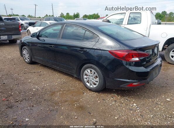 KMHD74LFXKU760089 2019 HYUNDAI ELANTRA Black Задня ліва чверть