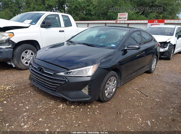 KMHD74LFXKU760089 2019 HYUNDAI ELANTRA Black Передня ліва чверть