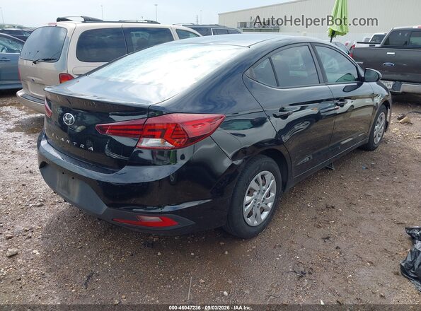 KMHD74LFXKU760089 2019 HYUNDAI ELANTRA Black Задня права чверть