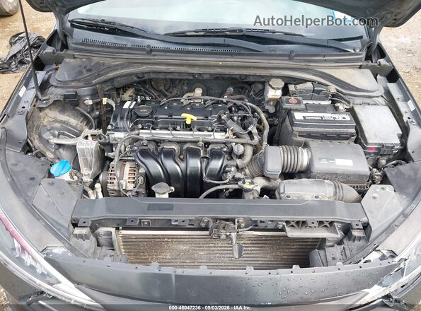 KMHD74LFXKU760089 2019 HYUNDAI ELANTRA Black Вид ззаду