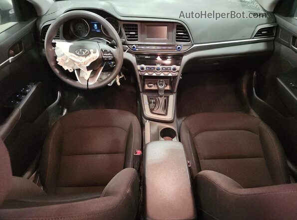 KMHD74LFXLU895140 2020 HYUNDAI ELANTRA Gray Dashboard view