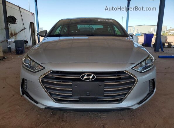 KMHD84LF0HU174779 2017 HYUNDAI ELANTRA Silver Front view