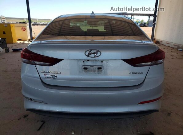 KMHD84LF0HU174779 2017 HYUNDAI ELANTRA Silver Rear view