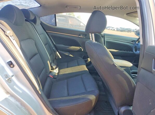 KMHD84LF0JU475610 2018 HYUNDAI ELANTRA Silver უკანა სავარძლების ხედი