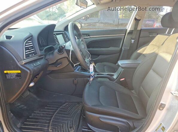 KMHD84LF0JU475610 2018 HYUNDAI ELANTRA Silver წინა სალონის ხედი