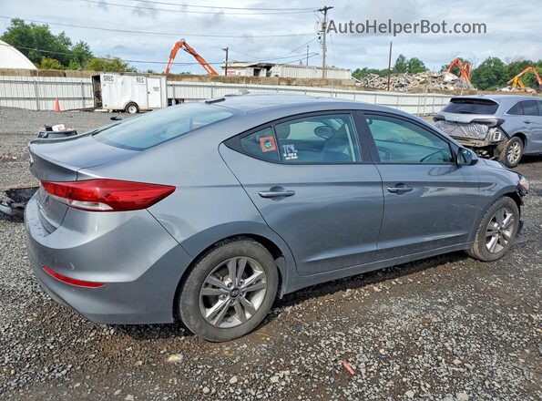 KMHD84LF0JU576601 2018 HYUNDAI ELANTRA Gray წინა მარჯვენა