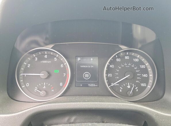 KMHD84LF0JU576601 2018 HYUNDAI ELANTRA Gray უკანა სავარძლების ხედი