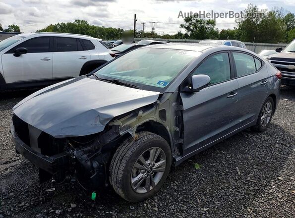 KMHD84LF0JU576601 2018 HYUNDAI ELANTRA Gray უკანა მარცხენა
