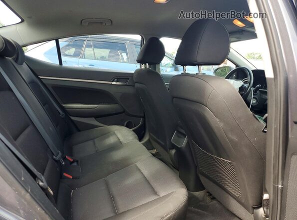 KMHD84LF0JU661325 2018 HYUNDAI ELANTRA Charcoal უკანა სავარძლების ხედი