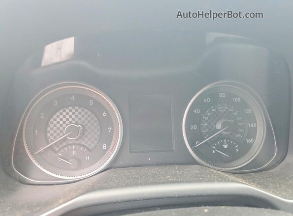 KMHD84LF0KU767839 2019 HYUNDAI ELANTRA Red Instrument cluster view