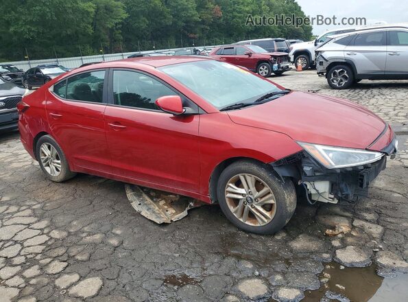 KMHD84LF0KU767839 2019 HYUNDAI ELANTRA Red Front right
