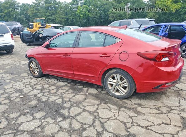 KMHD84LF0KU767839 2019 HYUNDAI ELANTRA Red Rear left