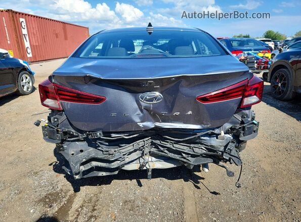 KMHD84LF0LU049757 2020 HYUNDAI ELANTRA Gray Вид ззаду