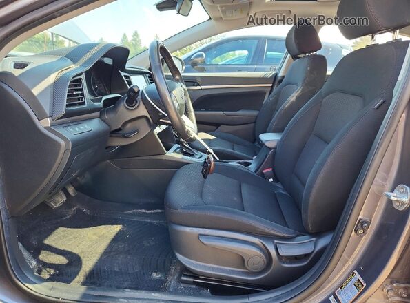 KMHD84LF0LU049757 2020 HYUNDAI ELANTRA Gray Вид салону спереду