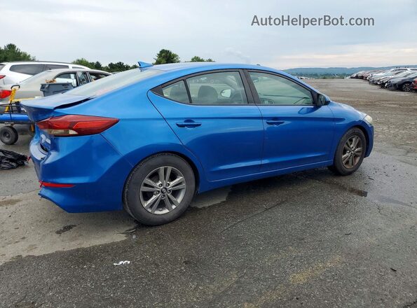 KMHD84LF1HU192840 2017 HYUNDAI ELANTRA Blue Rear right