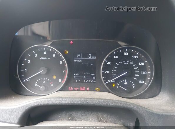 KMHD84LF1HU209619 2017 HYUNDAI ELANTRA Blue Հետևի նստատեղերի տեսք