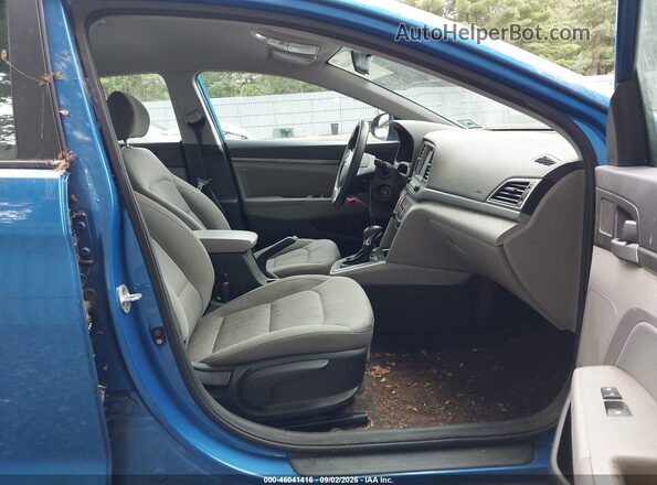KMHD84LF1HU209619 2017 HYUNDAI ELANTRA Blue Սալոնի դիմացի տեսք