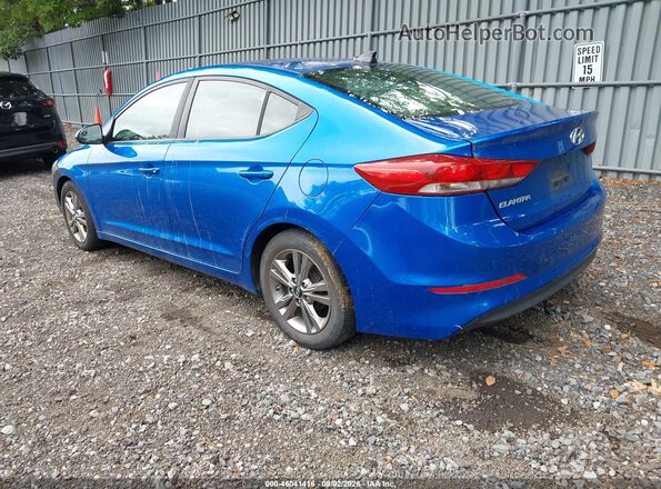 KMHD84LF1HU209619 2017 HYUNDAI ELANTRA Blue Հետևի ձախ