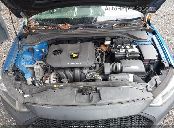 KMHD84LF1HU209619 2017 HYUNDAI ELANTRA Blue Հետևի տեսք