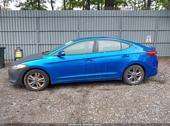 KMHD84LF1HU209619 2017 HYUNDAI ELANTRA Blue Սալոնի 360 աստիճան տեսք