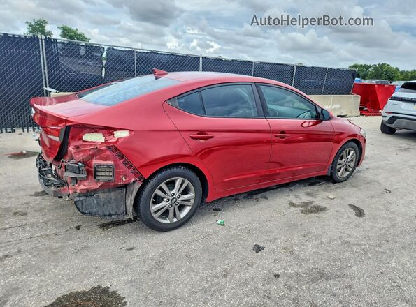 KMHD84LF1HU377311 2017 HYUNDAI ELANTRA Red Հետևի աջ