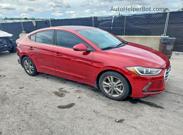 KMHD84LF1HU377311 2017 HYUNDAI ELANTRA Red Առջևի աջ