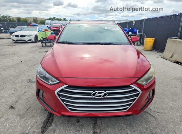 KMHD84LF1HU377311 2017 HYUNDAI ELANTRA Red Դիմացի տեսք