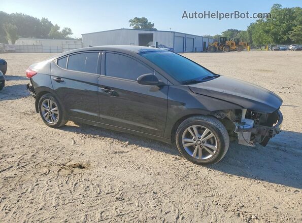KMHD84LF1JU574209 2018 HYUNDAI ELANTRA Black Front right