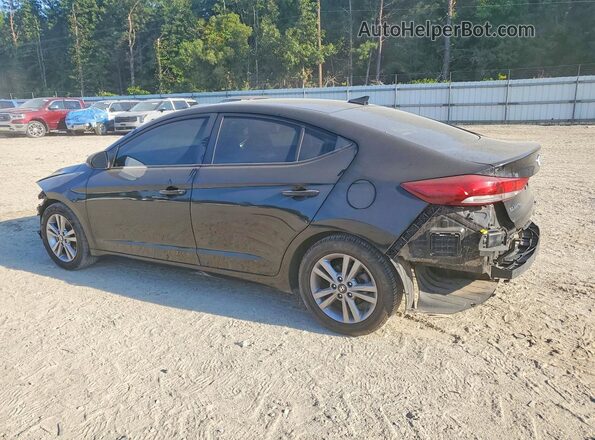 KMHD84LF1JU574209 2018 HYUNDAI ELANTRA Black Rear left