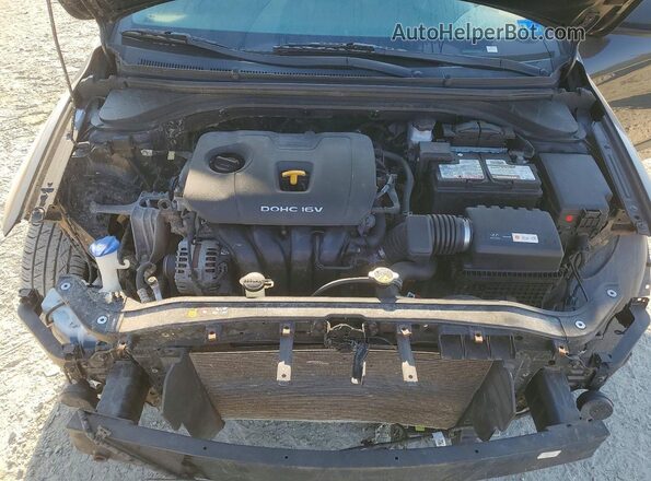 KMHD84LF1JU574209 2018 HYUNDAI ELANTRA Black Rear interior view