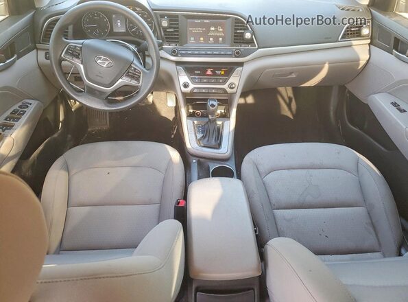 KMHD84LF1JU574209 2018 HYUNDAI ELANTRA Black Dashboard view