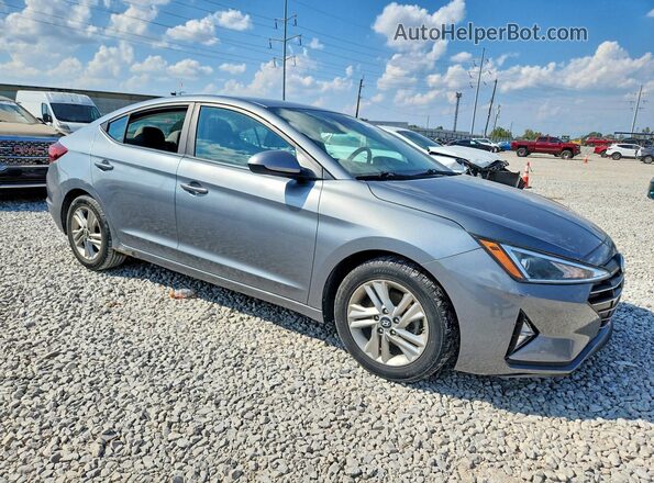 KMHD84LF2KU765574 2019 HYUNDAI ELANTRA Gray Delantero derecho